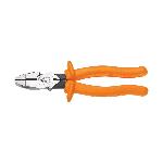Klein® D213-9NE-INS New England Nose Cutting Plier, 1-3/8 in Nominal, 1.594 in L x 1.313 in W x 5/8 in THK Jaw Steel Jaw Knurled Jaw, 9.68 in OAL, ASTM Specified