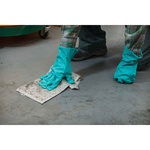 SPC® MRO Plus® MRO300 Mediumweight Perforated Absorbent Pad, 19 in L x 15 in W x 3 ply THK, 20.5 gal Absorption, Meltblown-Meltblown-Meltblown Polypropylene