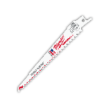 Milwaukee® SAWZALL® 48-00-5035 Heavy Duty High Performance Tapered Back Reciprocating Saw Blade, 6 in L x 3/4 in W, 5 TPI, Bi-Metal Body, Universal/Toothed Edge Tang