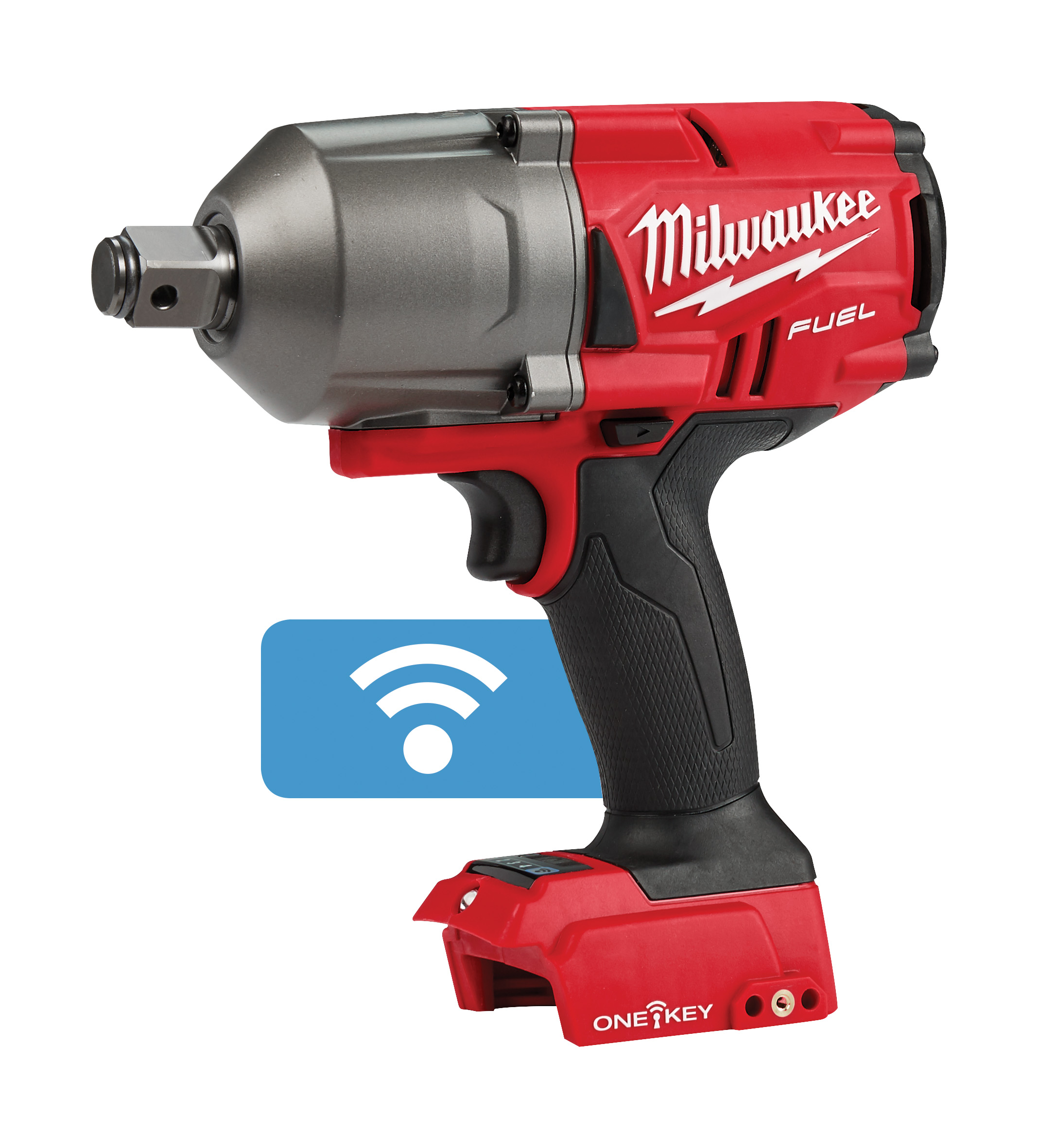 Milwaukee® M18 FUEL™ 2864-20 High Torque Bare Tool Cordless Impact Wrench, 3/4 in 4-Mode Straight Drive, 2100 bpm, 1200/1500 ft-lb Torque, 18 VDC, 8.59 in OAL