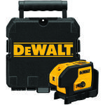 DeWALT® DW083K Electronic Self-Leveling Rotary Laser Level Kit, 100 ft Measuring, +/-1/4 in at 100 ft Accuracy, +/-4 deg Auto Leveling, 3 Beams