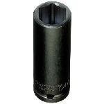 Proto® TorquePlus™ J7324M Deep Length Socket, Metric, 1/2 in Square Drive, 24 mm