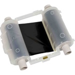 Brady® 76739 R10000 1-Color Printer Ribbon, 200 ft L x 4.11 in W, Resin, Black