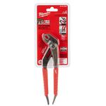 Milwaukee® 48-22-6208 Gen II 16-Position Quick-Adjust Hex Jaw Plier, 1-3/4 in Nominal, 1-1/4 in L x 1/4 in W Alloy Steel V-Shape Jaw, 8 in OAL