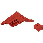 Brady® 65666 Small Ball Valve Lockout, Fits Min Pipe Size: 1/4 in, Fits Max Pipe Size: 1 in, 8 Padlocks, -20 deg F Min Temperature, 250 deg F Max