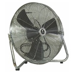TPI CF18 CF Series 1-Phase Standard Workstation Floor Fan, 18 in Blade, 2550/2700/3150 cfm Flow Rate, 120 VAC, 1.4 A