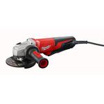 Milwaukee® 6117-31 Double Insulated Small Angle Grinder, 5 in Dia Wheel, 5/8-11 Arbor/Shank, 120 VAC, Black/Red