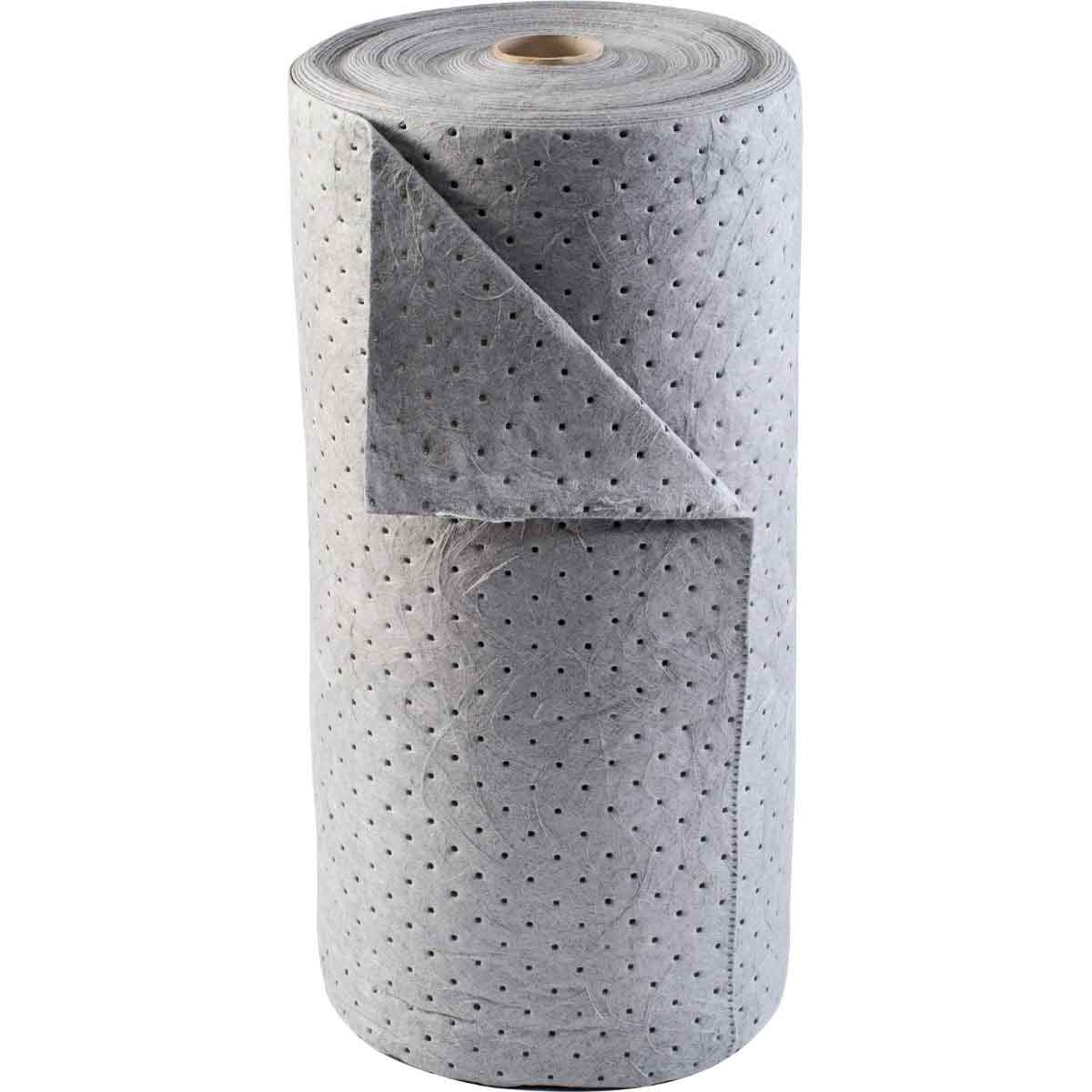 SPC® BASIC® BRU150 Dimpled Heavyweight Perforated Absorbent Roll, 150 ft L x 30 in W x 1 ply THK, 38 gal Absorption, Meltblown Polypropylene