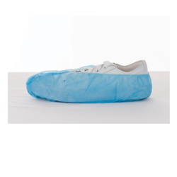 Polypropylene V3100-3XL Shoe Cover, Unisex, Universal Fits Shoe, Blue, Elastic Closure, Polypropylene Outsole, Resists: Anti-Skid, Dry Particulate and Slip