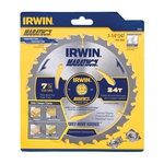 Irwin® Marathon® 24030 Construction Series Portable Corded Circular Saw Blade, 7-1/4 in Dia x 0.047 in THK, 5/8 in Arbor, 24 Teeth