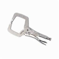 Irwin® Vise-Grip® 17 6R® Regular Locking C-Clamp With Regular Tip, Nickel Plated, 1-1/2 in D Throat, 2-1/8 in Jaw Opening, 6 in L Jaw, Heat Treated Alloy Steel
