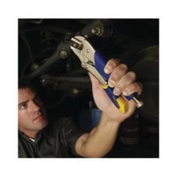 Irwin® Vise-Grip® Fast Release™ 3T 7R® 1-Handed Lever Locking Plier, 1-5/16 in, 1-3/16 in L x 3/8 in W x 5/16 in THK Straight Heat Treated Alloy Steel Jaw