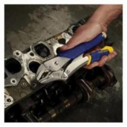 Irwin® Vise-Grip® Fast Release™ 3T 7R® 1-Handed Lever Locking Plier, 1-5/16 in, 1-3/16 in L x 3/8 in W x 5/16 in THK Straight Heat Treated Alloy Steel Jaw