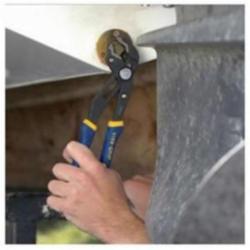 Irwin® Vise-Grip® 2078112 GV12 Adjustable Groove Lock Plier, 2-3/4 in, V-Shape Alloy Steel Jaw, 12 in OAL