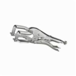 Irwin® Vise-Grip® The Original™ 25ZR 9R® Regular Locking Welding Clamp, Nickel Plated, 1-5/8 in D Throat, 2-3/4 in Jaw Opening, 9 in L Jaw, Heat Treated Alloy Steel