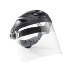 JACKSON SAFETY® 14260 F4XP Premium High Impact Headgear, Black, ABS/Nylon, For Use With Face Shield, Ratchet Adjustment