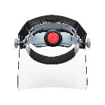 JACKSON SAFETY® 14260 F4XP Premium High Impact Headgear, Black, ABS/Nylon, For Use With Face Shield, Ratchet Adjustment