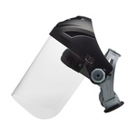 JACKSON SAFETY® 14260 F4XP Premium High Impact Headgear, Black, ABS/Nylon, For Use With Face Shield, Ratchet Adjustment