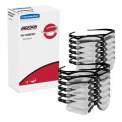 KleenGuard™ 28624 V60 Nemesis* RX™ Bi-Focal Lens Reader Safety Glasses With Neck Cord, +2 Diopter, Clear Lens, Black, Nylon Frame, Polycarbonate Lens, Yes UV Protection, ANSI/ISEA Z87.1+2010, CSA Certified, TAA Compliant