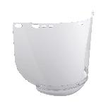 JACKSON SAFETY® 30706 F20 E Shape Unbound Face Shield Window, Clear, Polycarbonate, 8 in H x 15-1/2 in W x 0.04 in THK Visor, For Use With Headgear and Hard Hat Interchange System, ANSI Z87.1, CSA Z94.3