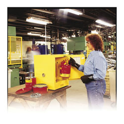 Justrite® 10301 Type I Safety Can With Trigger Handle and Stainless Steel Flame Arrester, 1 gal Capacity, 7-1/4 in Dia x 11-1/2 in H, Steel, Red