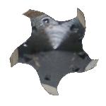 KFD® KFDRBSS5/8 Bridge Reamer, Imperial, 5/8 in Dia x 6-3/8 in L, 1/2 in Dia Round Shank, Straight Flute