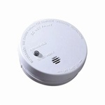 Kidde® 0914E Tamper-Resistant Smoke Detector Alarm, 10 ft Detection, Ionization Sensor, 9 VDC Battery, 85 dB