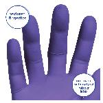 Kimberly-Clark* 55081 Disposable Gloves, S, Nitrile™ Polymer, Purple, 9-1/2 in L, Non-Powdered, Textured, 6 mil THK, Application Type: Exam/Medical Grade, Ambidextrous Hand