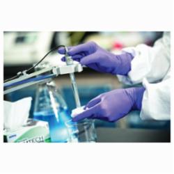 Kimberly-Clark* 50603 Disposable Gloves, L, Nitrile™ Polymer, Purple, 12 in L, Non-Powdered, Textured, 4.7 mil THK, Application Type: Exam/Medical Grade, Ambidextrous Hand