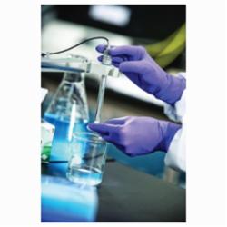 Kimberly-Clark* 50603 Disposable Gloves, L, Nitrile™ Polymer, Purple, 12 in L, Non-Powdered, Textured, 4.7 mil THK, Application Type: Exam/Medical Grade, Ambidextrous Hand