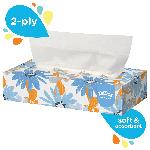 Kleenex® 21400 Facial Tissue, Paper, White