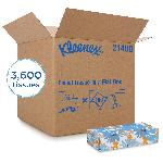 Kleenex® 21400 Facial Tissue, Paper, White