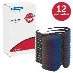 KleenGuard™ 14481 V30 Nemesis® Lightweight Safety Glasses With Neck Cord, Anti-Scratch, Blue Mirror Lens, Wrap Around Frame, Black, Nylon Frame, Polycarbonate Lens, ANSI Z87.1-2010, CSA Certified