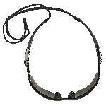 KleenGuard™ 22516 V60 Nemesis* RX™ Bi-Focal Lens Reader Safety Glasses With Neck Cord, +1.5 Diopter, Smoke Lens, Black, Nylon Frame, Polycarbonate Lens, Yes UV Protection, ANSI/ISEA Z87.1+2010, CSA Certified, TAA Compliant