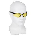 KleenGuard™ 25659 V30 Nemesis® Lightweight Safety Glasses With Neck Cord, Anti-Scratch, Amber Lens, Wrap Around Frame, Black, Nylon Frame, Polycarbonate Lens, ANSI Z87.1-2010, CSA Certified