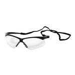 KleenGuard™ 28618 V60 Nemesis* RX™ Bi-Focal Lens Reader Safety Glasses With Neck Cord, +1 Diopter, Clear Lens, Black, Nylon Frame, Polycarbonate Lens, Yes UV Protection, ANSI/ISEA Z87.1+2010, CSA Certified, TAA Compliant