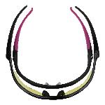 KleenGuard™ 38476 V30 Nemesis® Lightweight Safety Glasses With Neck Cord, Anti-Scratch, Smoke Lens, Black, Nylon Frame, Polycarbonate Lens, ANSI Z87.1+2010