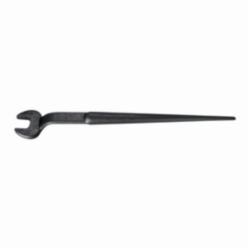 Klein® 3212 Erection Open End Wrench, 1-1/4 in Wrench, 60 deg Offset, 16-5/8 in L, Forged Alloy Steel, Industrial Black