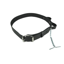 Klein® 5207L Heavy Duty Electrician's Tool Belt, Size L, Leather, Black