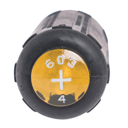 Klein® Cushion-Grip® 603-4 Screwdriver, #2 Phillips® Point, Steel Shank, 8-1/4 in OAL, Acetate Handle, Polished Chrome, ANSI/ASME Specified