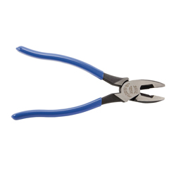 Klein® D2000-9NE Heavy Duty Lineman's Plier, 1-19/32 in L x 1-1/4 in W x 5/8 in THK Steel Jaw, Crosshatch Knurled Jaw Surface, 9.33 in OAL