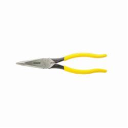 Klein® D203-8 Heavy Duty Long Nose Plier, Tool Steel Jaw, 2.313 in L x 1 in W Jaw, 8.438 in OAL