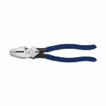 Klein® D213-9NE High Leverage New England Nose Side Cutting Plier, 1.594 in L x 1.25 in W X 0.625 in THK Steel Jaw, Crosshatch Knurled Jaw Surface, 9.33 in OAL