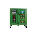 KNAACK® Safety Kage™ 139-SK Safety Cabinet, 60 in L x 30 in W x 60 in H, Steel, Green