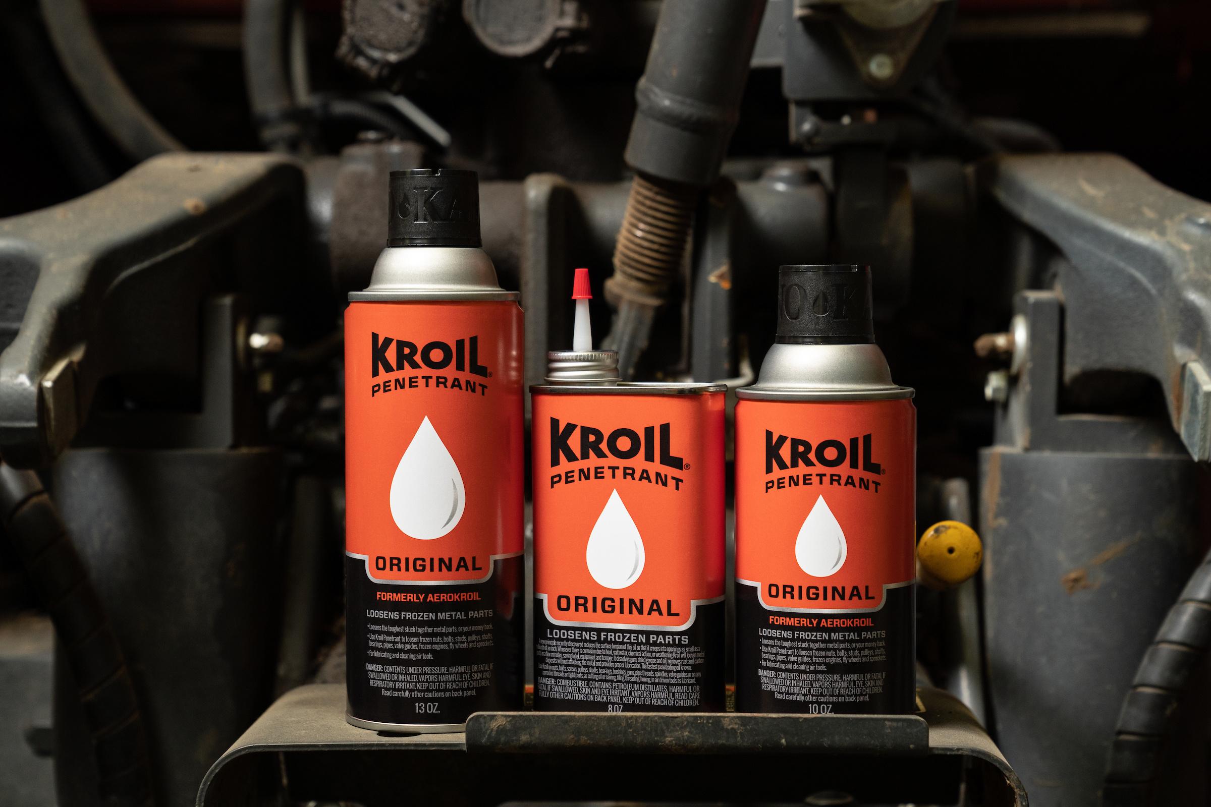 Kroil® KL081 Kroil Penetrant, 8 fl-oz Container Metal Can Container, Liquid Form, Red, Specific Gravity: 0.864 at 68 deg F