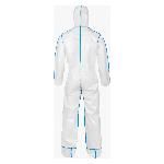 Lakeland® C2B414-2X Protective Coverall With Attached Hood and Boots, 2XL, White, ChemMax® 2 (Spunbond Non-Woven), 52 to 54 in Chest, 29 in L Inseam