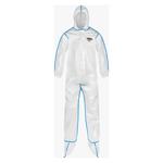 Lakeland® C2B414-2X Protective Coverall With Attached Hood and Boots, 2XL, White, ChemMax® 2 (Spunbond Non-Woven), 52 to 54 in Chest, 29 in L Inseam