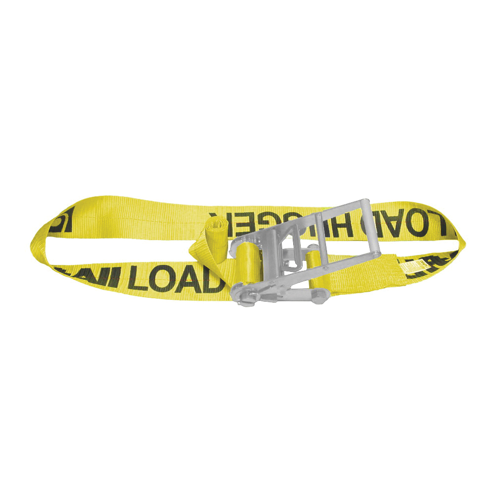 Lift-All® LoadHugger® 60103 Tiedown With Ratchet Strap, 700 lb Working, 2100 lb Ultimate/Breaking Strength Load, 10 ft L, S-Hook End Style