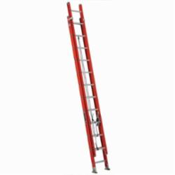Louisville® FE3224-E03E34 FE3200 Extra Heavy Duty Multi-Section Professional Extension Ladder With Combination Pole Grip and Cable Hook, 24 ft OAL, ANSI Code: Type IA, 300 lb Load, Fiberglass, 12 in Adjustable Increments