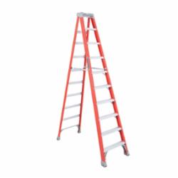 Louisville® FS1512 Type IA Standard Step Ladder, 12 ft H Ladder, 300 lb Load, 11 Steps, Fiberglass